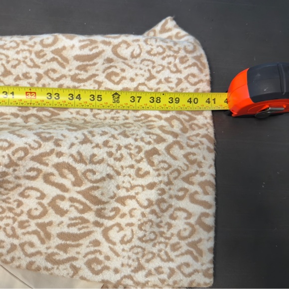 Nine West Side Vent Animal Print Coat in Ivory Tan Leopard - Picture 11 of 11